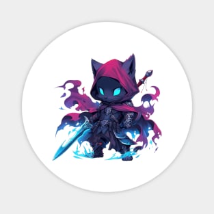 Mystic Knight Cat Hero Magnet